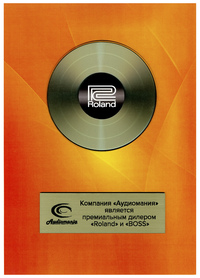 Сертификат дилера Roland